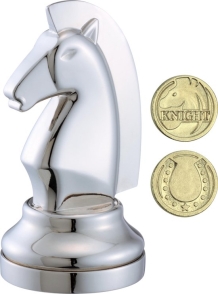 Hanayama Cast Chess Knight - Silver