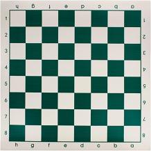 Oprolbaar schaakbord vinyl 5,7 cm groen