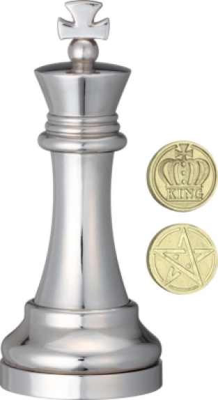 Hanayama Cast Chess King - Silver